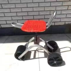 大棚移動懶人車采摘種植可移動升降旋轉工具車農用干活隨身小皮墩